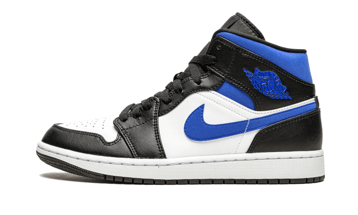 Air Jordan 1 Mid White Black Royal