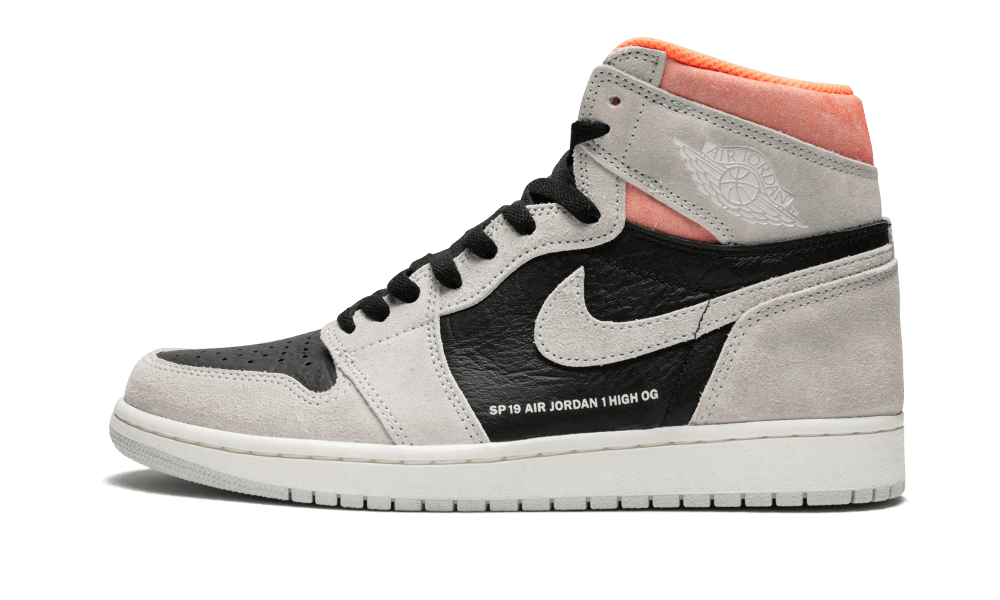 Air Jordan 1 Retro High Neutral Grey Hyper Crimson