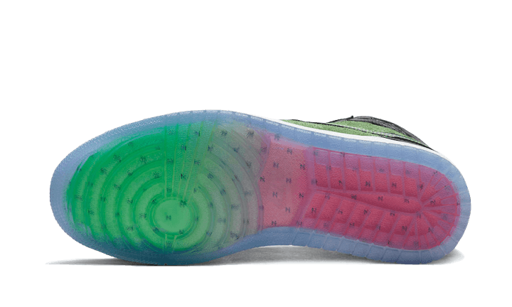 Air Jordan 1 Retro High Zoom Schwarz Grün