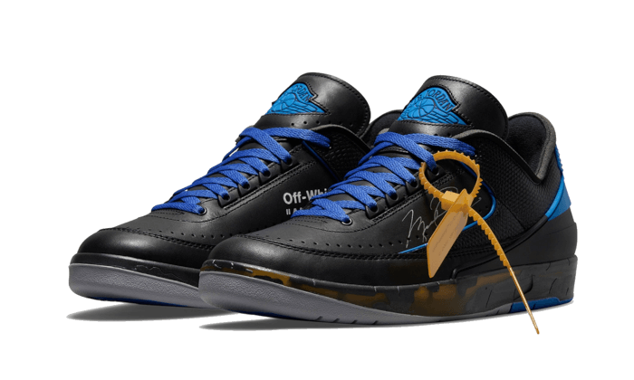 Air Jordan 2 Retro Low SP Off-White Black Blue