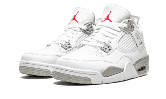 Air Jordan 4 Tech White (White Oreo)