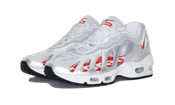 Air Max 96 Metallic Silver Supreme