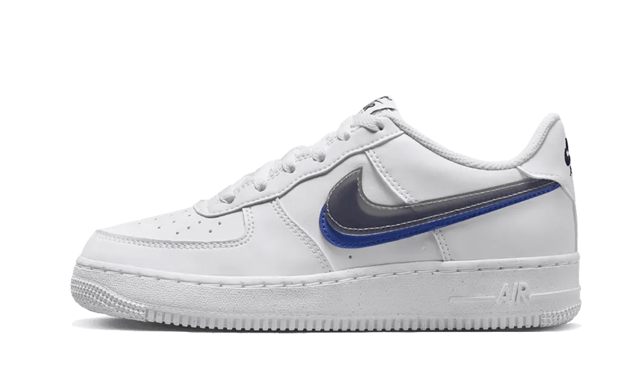 Air Force 1 Low Impact Next Nature Double Swoosh White Black Blue
