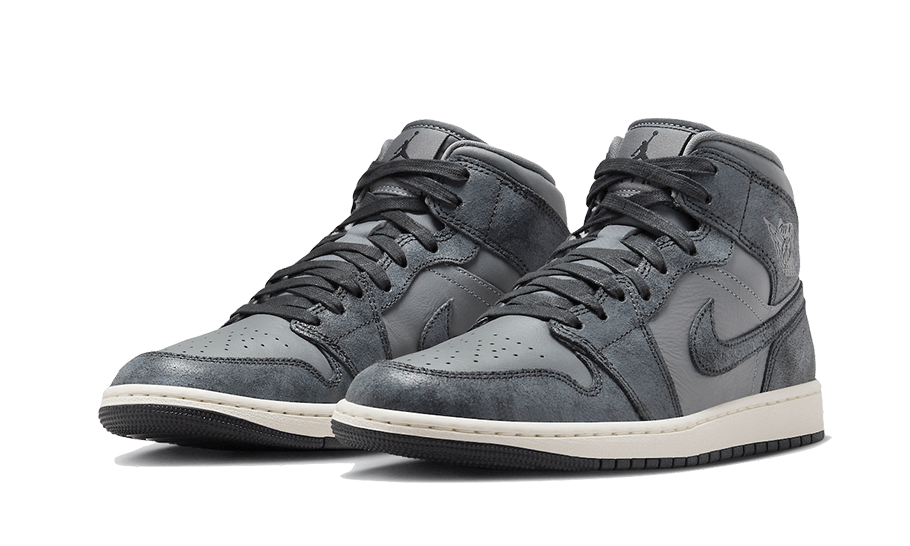 Air Jordan 1 Mid Distressed Smoke Grey