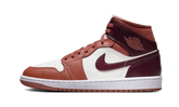 Air Jordan 1 Mid Dusty Peach Night Maroon