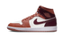 Air Jordan 1 Mid Dusty Peach Night Maroon