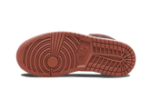 Air Jordan 1 Mid Dusty Peach Night Maroon