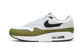 Air Max 1 White Black Medium Olive