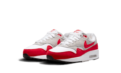 Air Max 1 White University Red Enfant