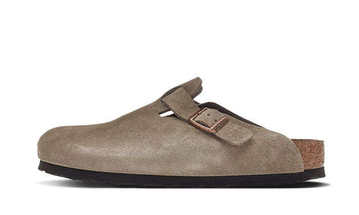 Boston Soft Footbed Suede Taupe