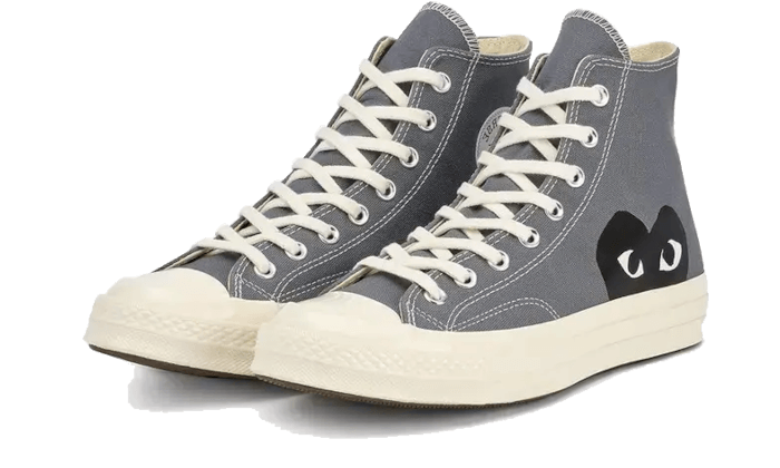 Chuck Taylor All-Star 70s Hi Comme des Garçons PLAY Steel Grey