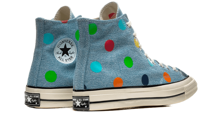 Chuck Taylor All-Star 70s Hi Golf Wang Denim Polka Dots