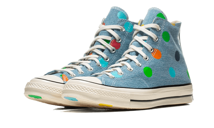 Chuck Taylor All-Star 70s Hi Golf Wang Denim Polka Dots