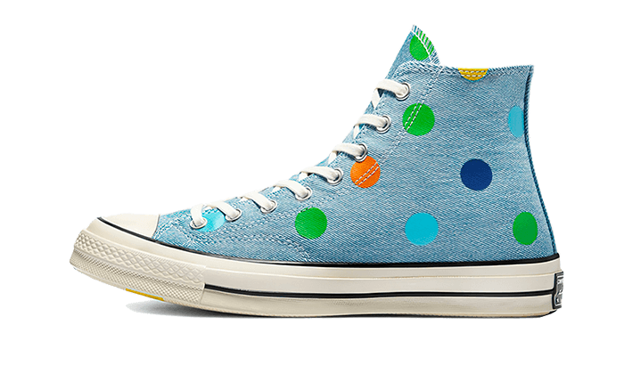 Chuck Taylor All-Star 70s Hi Golf Wang Denim Polka Dots