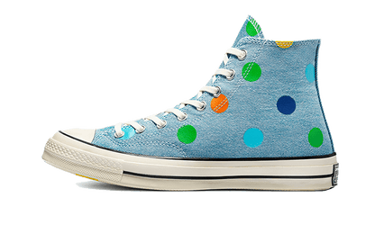 Chuck Taylor All-Star 70s Hi Golf Wang Denim Polka Dots