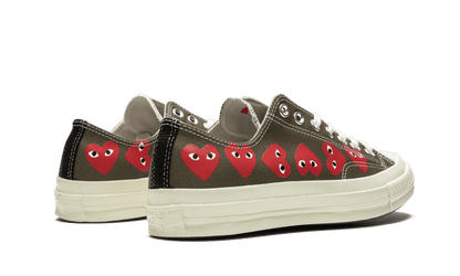 Chuck Taylor All-Star 70s Ox Comme des Garçons PLAY Multi Heart Green