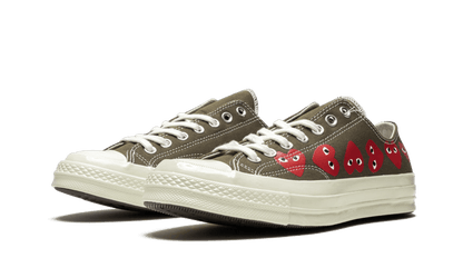 Chuck Taylor All-Star 70s Ox Comme des Garçons PLAY Multi Heart Green