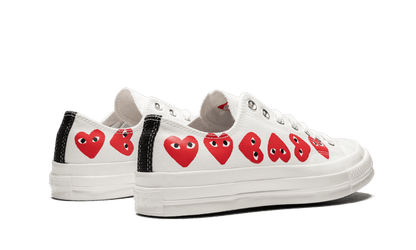Chuck Taylor All-Star 70s Ox Comme des Garçons PLAY Multi-Heart White