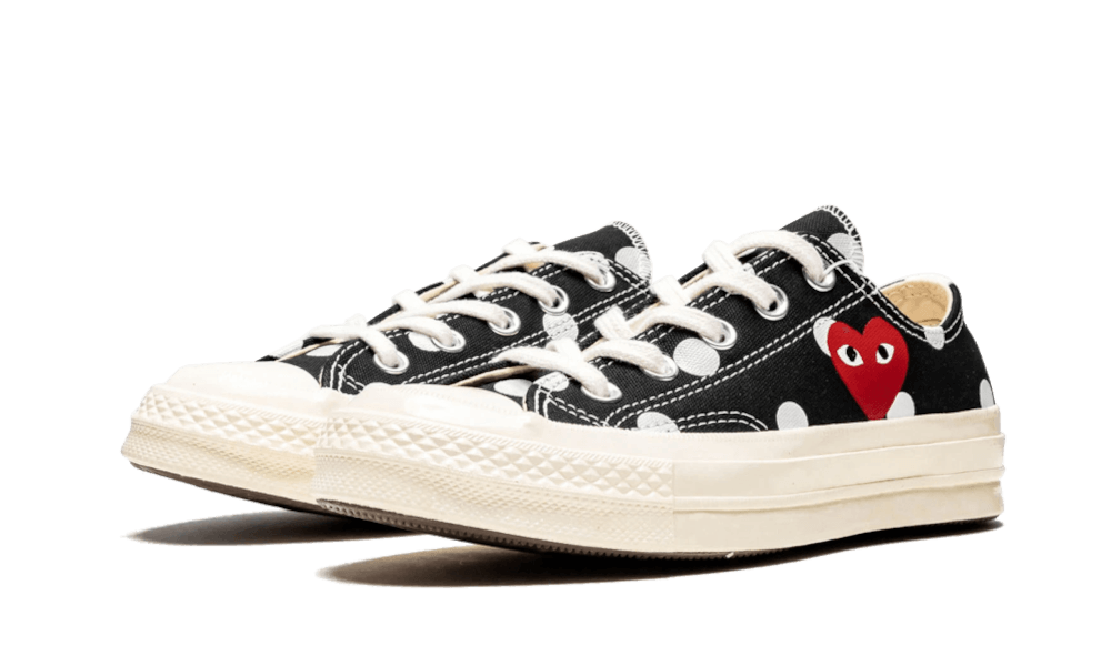 Chuck Taylor All-Star 70s Ox Comme des Garçons PLAY Polka Dot Black