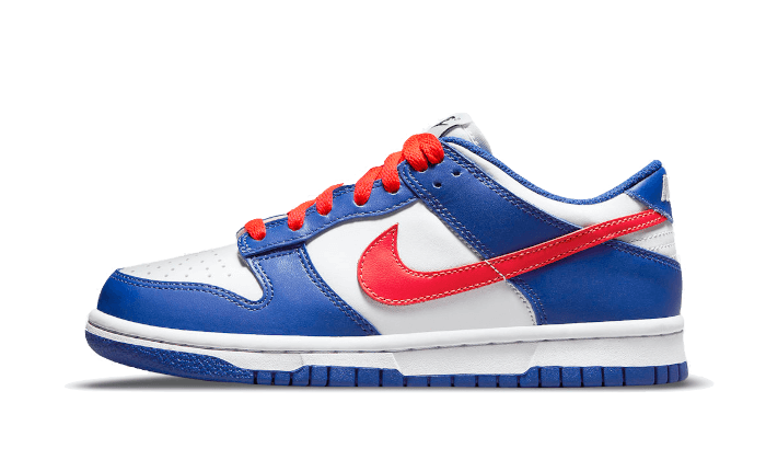 Dunk Low White Royal Red