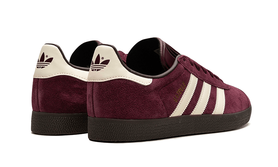 Maroon adidas gazelle mens hot sale