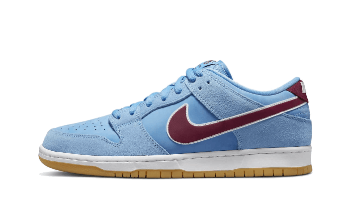 SB Dunk Low Valor Blue Team Maroon