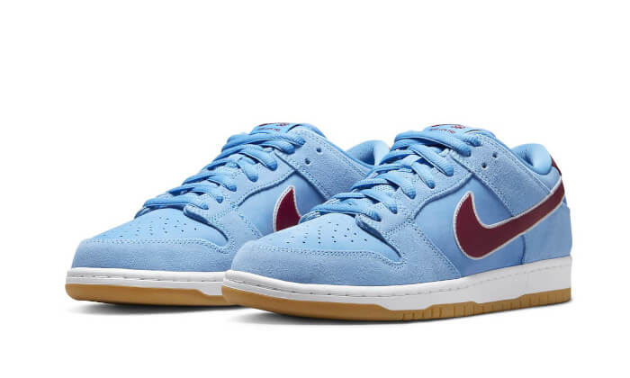 SB Dunk Low Valor Blue Team Maroon