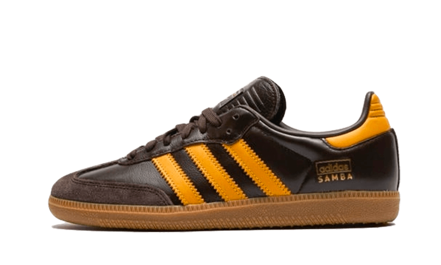 Samba OG Dark Brown Yellow