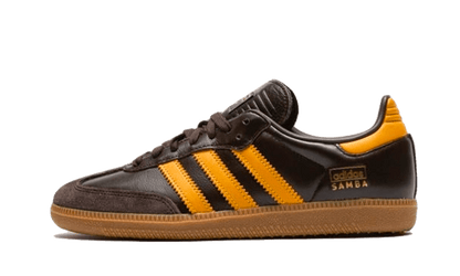 Samba OG Dark Brown Yellow