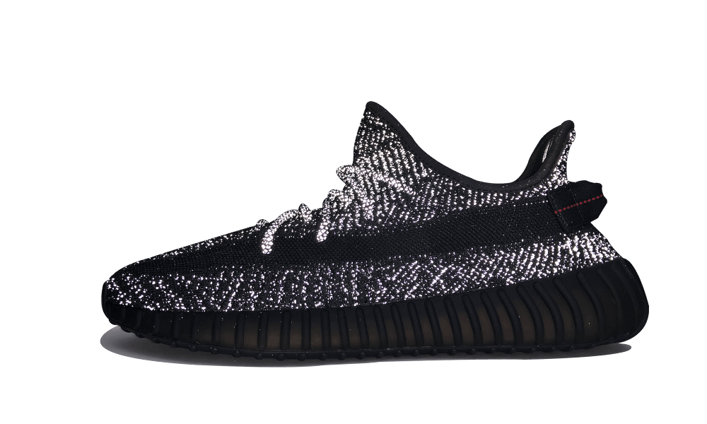 Yeezy Boost 350 V2 Static Black (reflektierend)