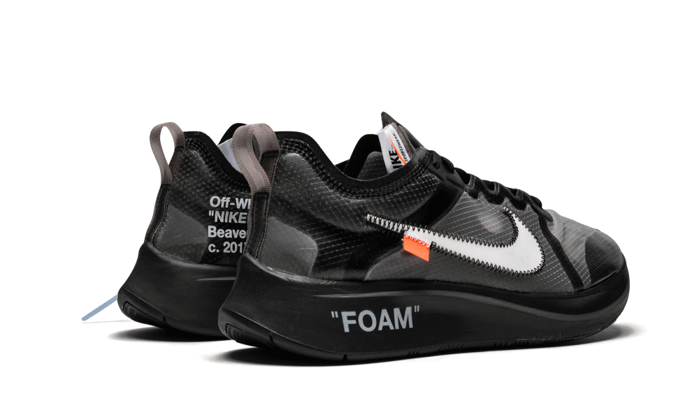 Zoom Fly Off White Black Silver Mrkicks