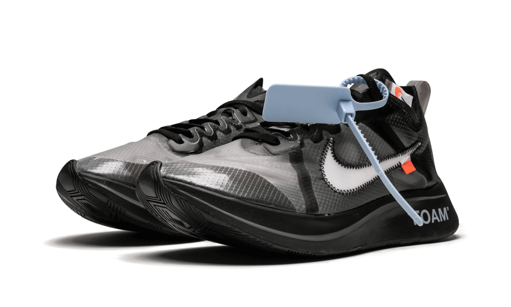 Zoom Fly Off-White Schwarz Silber