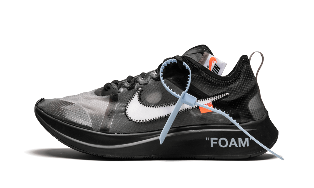 Zoom Fly Off-White Schwarz Silber