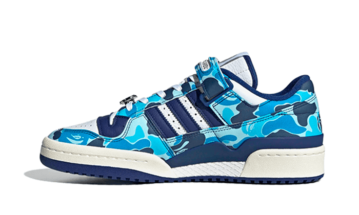 Adidas Forum 84 Low Bape 30th Anniversary Blue Camo - ID4772