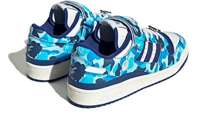 Adidas Forum 84 Low Bape 30th Anniversary Blue Camo - ID4772