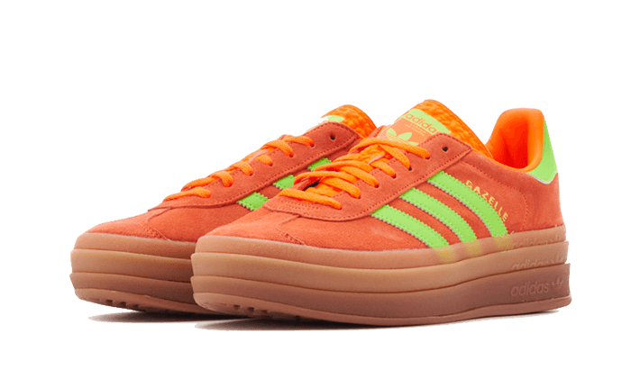 Adidas Gazelle Bold Solar Orange Solar Green - H06126