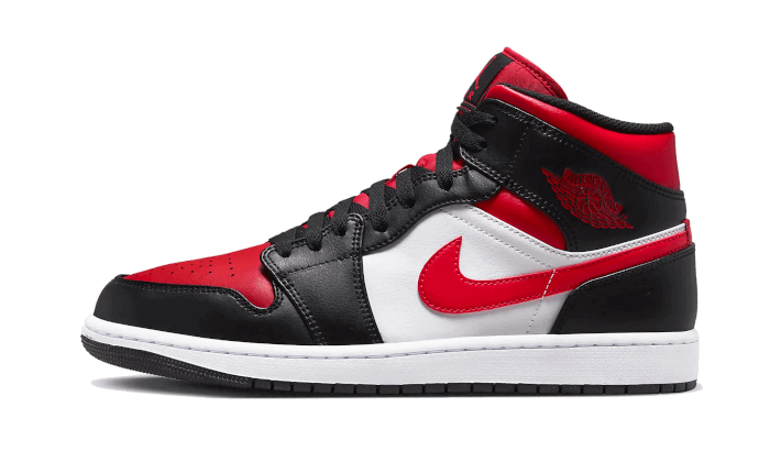 Air Jordan 1 Mid Alternate Bred Toe - 554724-079