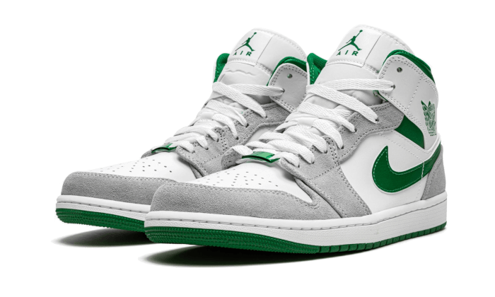 Air Jordan 1 Mid Grey Green