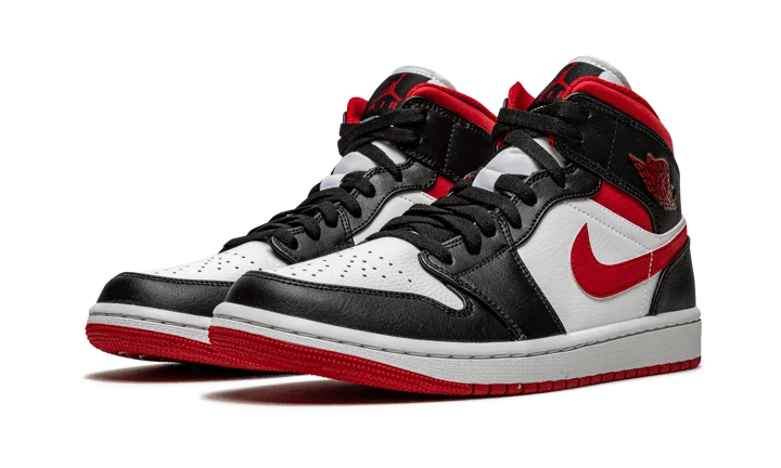 Air Jordan 1 Mid Gym Red Black White