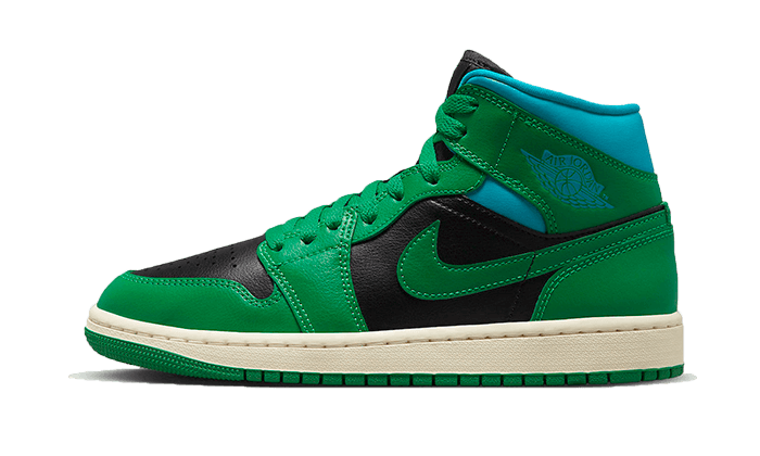 Air Jordan 1 Mid Lucky Green Aquatone - BQ6472-033