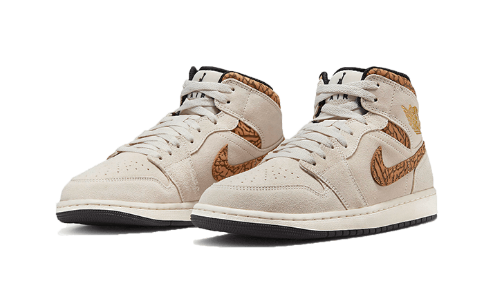 Air Jordan 1 Mid SE Brown Elephant