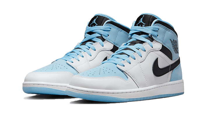 Air Jordan 1 Mid SE Ice Blue Black - DV1337-104