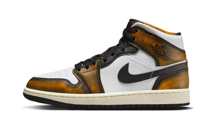 Air Jordan 1 Mid SE Orange Wear-Away - DQ8417-071