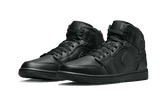 Air Jordan 1 Mid Triple Black (2022) - 554724-093