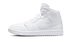 Air Jordan 1 Mid Triple White Patent Swoosh - DV0991-111