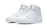 Air Jordan 1 Mid White Snakeskin - BQ6472-110