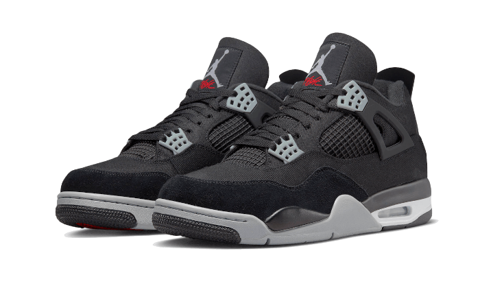 Air Jordan 4 Black Canvas