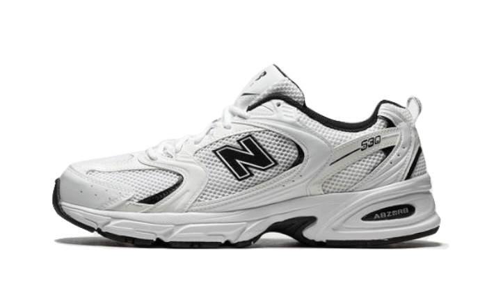 New Balance 530 White Black Details - MR530EWB