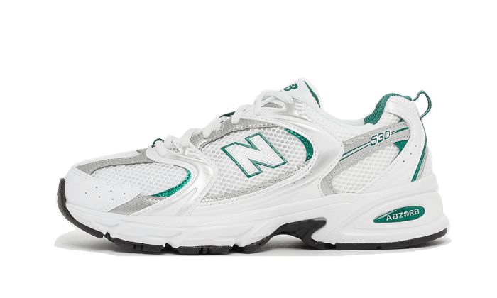 New Balance 530 White Silver Green - MR530AB