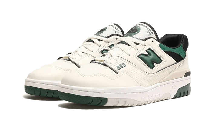 New Balance 550 Sea Salt Pine Green - BB550VTC